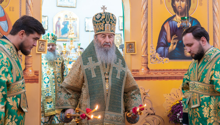 Митрополит Онуфрій. Фото: пресслужба УПЦ