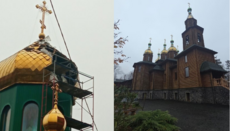 В Васильковке и Богодухове от обстрелов пострадали храмы УПЦ