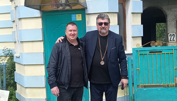 Kyrylo Mykhailiuk (right) with a companion. Photo: Mykhailiuk’s Facebook
