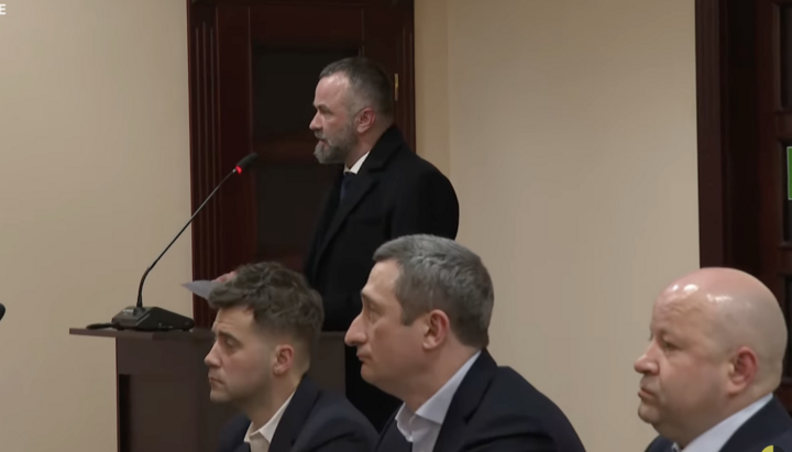 Выступление экзарха Константинопольского Патриархата в ВАКСе. Фото: открытые источники