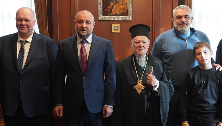 The reception of Petrovsky and Arutiunian at the Phanar. Photo: Press Service of the Ecumenical Patriarchate