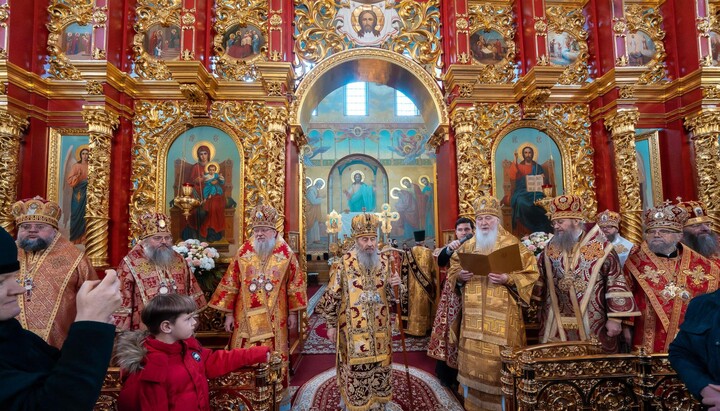 Синод поздравил митрополита Онуфрия с 35-летием хиротонии. Фото: УПЦ