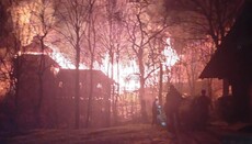UOC's Protection Monastery building in Kostryna burns down