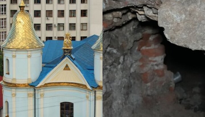 Подземные крипты в храме Покрова Пресвятой Богородицы в Ивано-Франковске. Фото: Suspilne.media