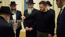 Ο Ζελένσκι συνεχάρη τους Εβραίους για τη Χανουκά