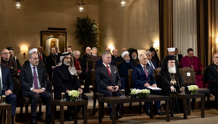 Зустріч релігійних лідерів з королем Йорданії. 17 грудня 2025 р. Фото: Orthodoxia News Agency