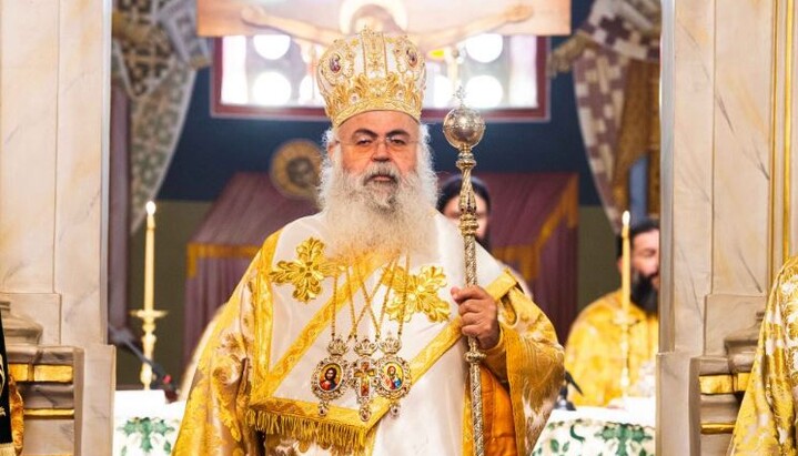 Архієпископ Кіпру Георгій. Фото: Orthodoxia News Agency.