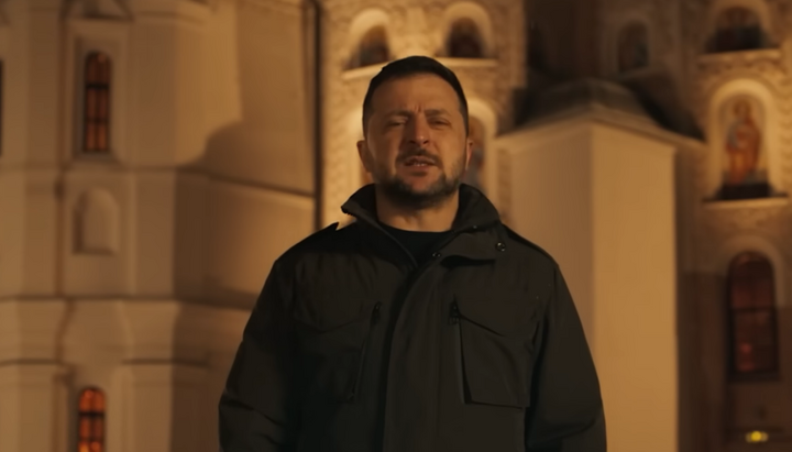 Χαιρετισμός του Ζελένσκι για τα Χριστούγεννα το 2024. Φωτογραφία: Γραφείο Ουκρανού Προέδρου
