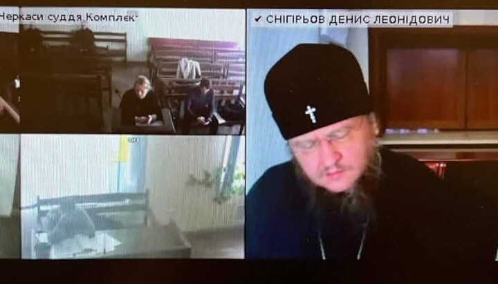 Митрополит Феодосій на засіданні суду. Фото: пресслужба Черкаської єпархії