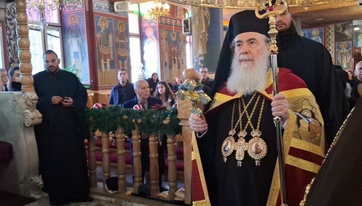 Patriarch Theophilos III of Jerusalem. Photo: Orthodoxia News Agency