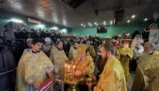 У Володимирі гнана громада собору УПЦ проводить служби в новому приміщенні