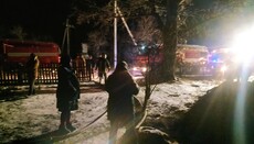 У Нічегівці згорів тимчасовий домовий храм гнаної громади УПЦ