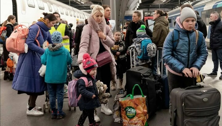 Украинские беженцы в Европе. Фото: «Фокус»