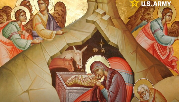 Икона Рождества Христова. Фото: Фейсбук U.S. Army Chaplain Corps