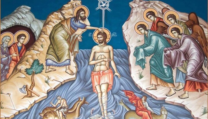Фреска Хрещення Христа. Фото: вікімедіа