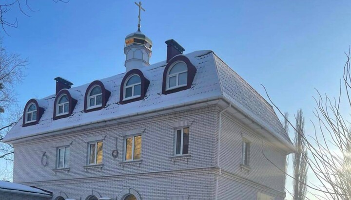 Храм на честь великомученика Димитрія Солунського в Броварах. Фото: t.me/kyivregionpolice
