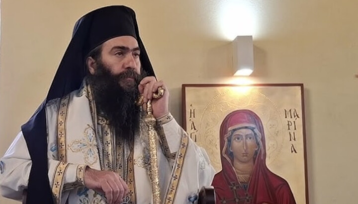 Metropolitan Tychikos. Photo: screenshot from the YouTube page of the Holy Metropolis of Paphos (Ιερά Μητρόπολις Πάφου)