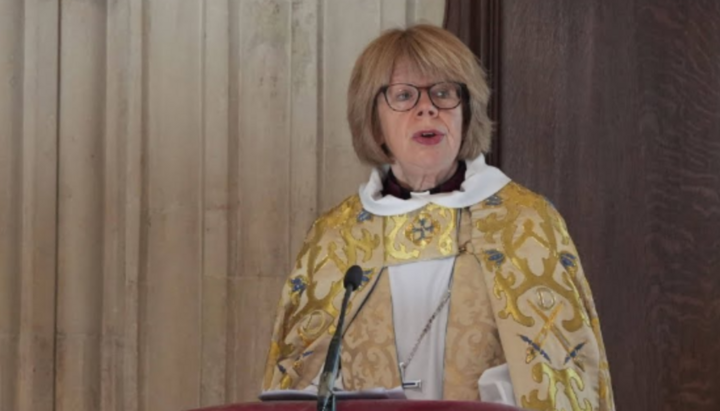 Archbishopess of Canterbury and Primate of All England Sarah Mullally. Photo: écran