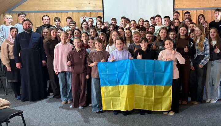 Participants of the youth forum dedicated to Orthodox Youth Day. Photo: UOC Information Center on Facebook
