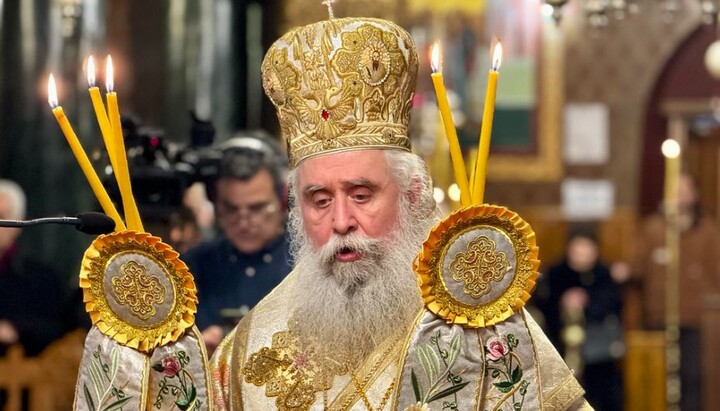 Архієпископ Синайський Симеон. Фото: orthodoxianewsagency.gr