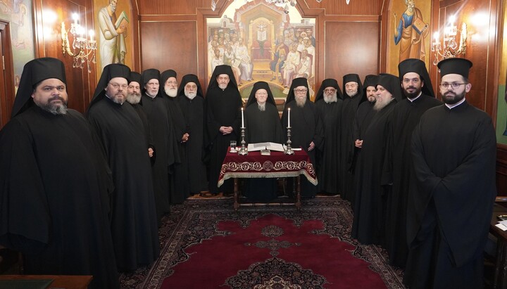 The Synod of the Constantinople Patriarchate. Photo: the press service of the Church of Constantinople