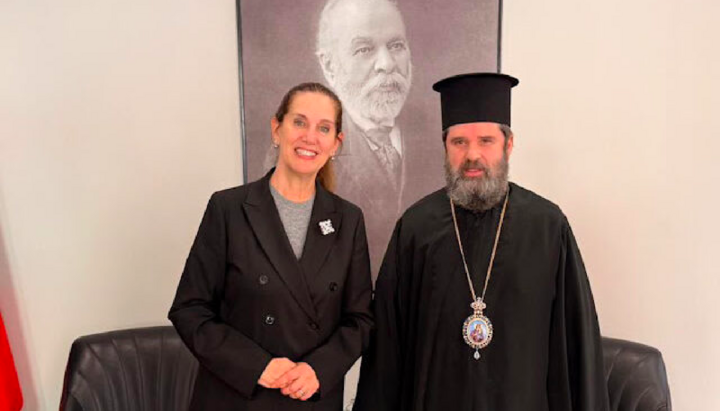 Архиепископ Албании встретился с министром образования. Фото: Orthodox times