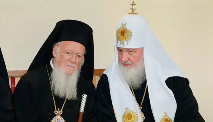 Πατριάρχες Βαρθολομαίος και Κύριλλος. Φωτογραφία: romfea.gr