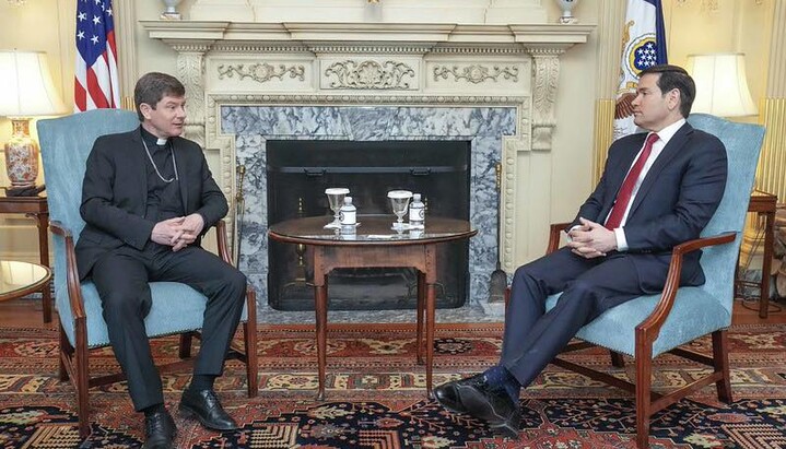 Кривицкий и госсекретарь США Марко Рубио. Фото: Фейсбук Кривицкого