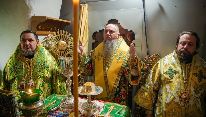 Dumenko in the Far Caves of the Lavra. Photo: OCU