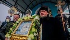 У Білівському монастирі вшанували ікону Божої Матері «Віднайдення загиблих»