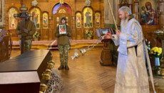 В Іонінському монастирі Києва відспівали загиблого на фронті сина ієродиякона