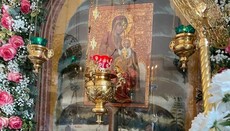 Yelets Icon of Mother of God venerated in ancient monastery of Chernihiv