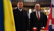Στην επέτειο της έναρξης του πολέμου ο Ζαλούζνι προσευχήθηκε στον καθεδρικό ναό της UGCC του Λονδίνου