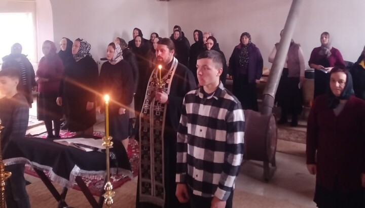 Λειτουργία στο Ζαμπολότιε κατά τη Μεγάλη Τεσσαρακοστή του 2026. Φωτογραφία: ΣΠΖ