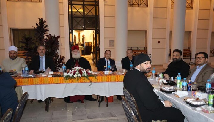 Ιφτάρ στο Πατριαρχείο Αλεξανδρείας κατά τη διάρκεια του Ραμαζανίου. Φωτογραφία: Ρομφαία