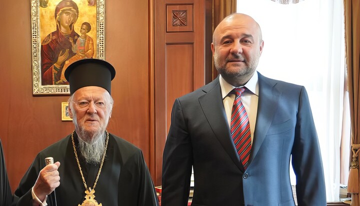 Patriarch Bartholomew and Petrovsky. Photo: the Austrian Metropolis's press service