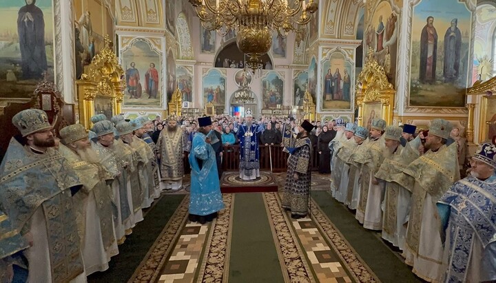 Святкове богослужіння в Корецькій обителі. Фото: Facebook