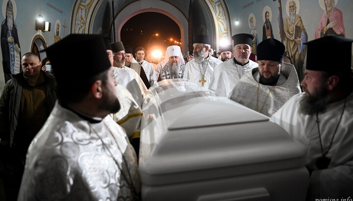 В УПЦ КП обвинили руководство ПЦУ, что оно похитило тело Филарета. Фото: ПЦУ