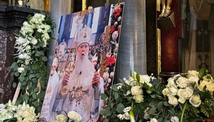 Відспівування Філарета у Володимирському соборі. Фото: ПЦУ