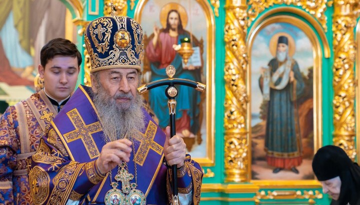 Митрополит Онуфрій. Фото: УПЦ