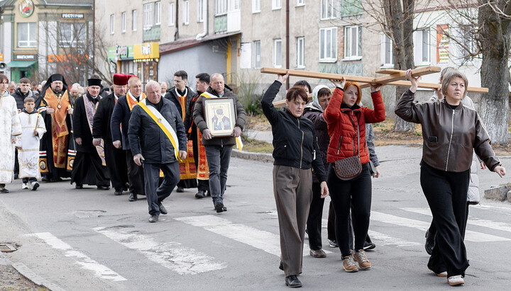 Participants of the joint procession of the UGCC and the OCU. Photo: UGCC