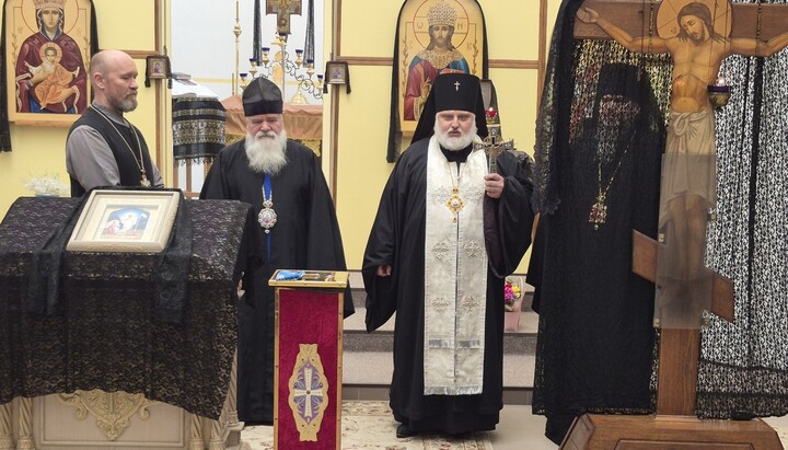 Панихида по покойному Филарету представителями УПЦ КП. Фото: Facebook