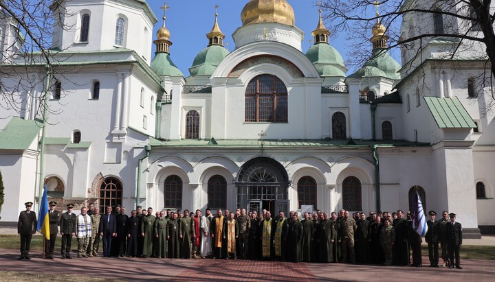 Участники экуменического мероприятия в Софии Киевской. Фото: Facebook