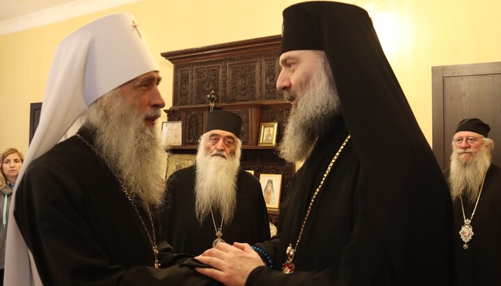 Metropolitan Sergiy of Ternopil and Metropolitan Shio. Photo: Georgian Church press service