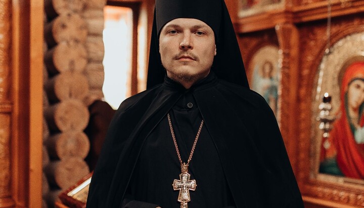 Hieromonk Arseniy. Photo: Facebook of the Peshchansk Monastery