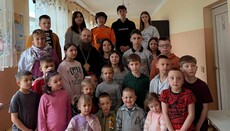 Displaced children from Dnipro baptized at orphanage in Mukachevo