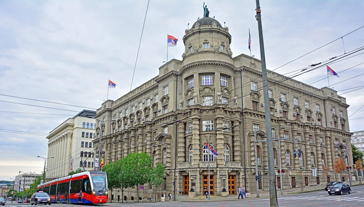 Government building of Serbia, Belgrade. Photo: E-gateway