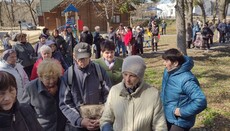 UOC Social Department in Kyiv supports 100 displaced families