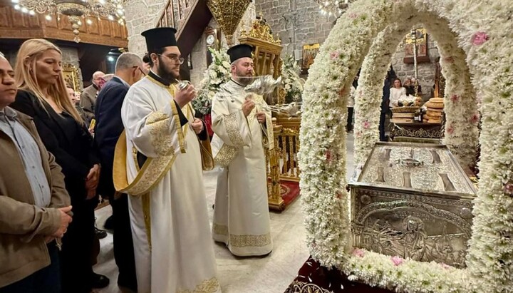 Урочистості на честь святого Лазаря за участю духовенства в Ларнаці. Фото: Orthodoxia News Agency