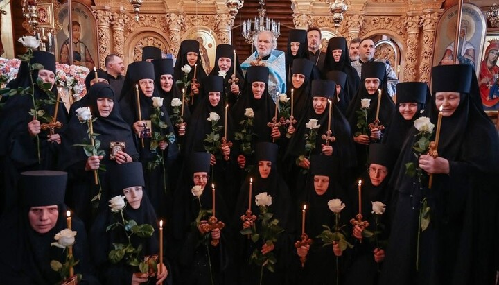 Постриг у монастирі на честь Афонської ікони Божої Матері в урочищі Кип'яче. Фото: Фейсбук обителі